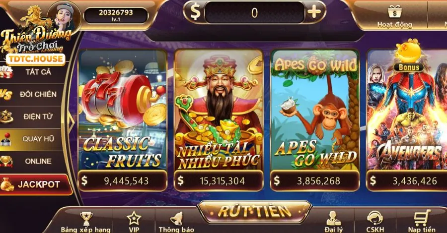 Slot game và jackpot lớn